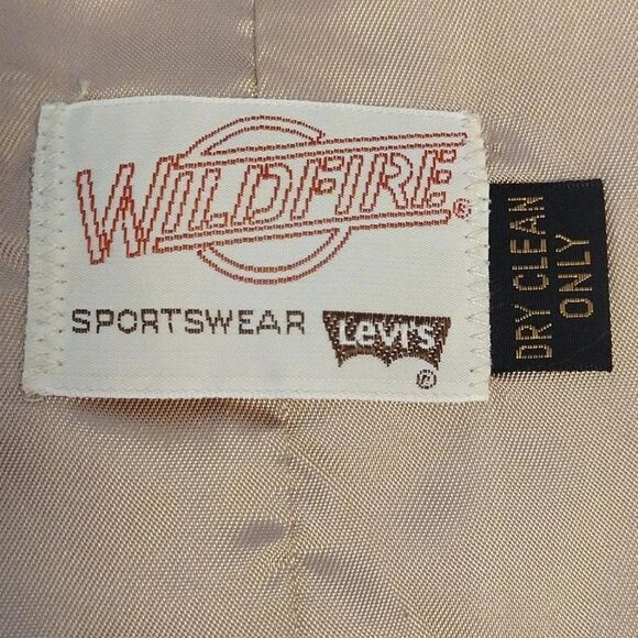 Levi's 70s Wildfire Sportswear Blue Corduroy Button Up Men's Vest *Medium - Picture 12 of 13